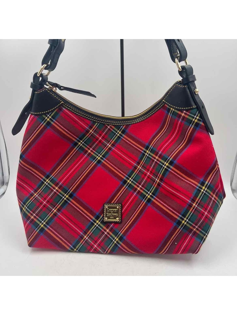 Dooney & Bourke Women's Red Luxe Plaid Purse